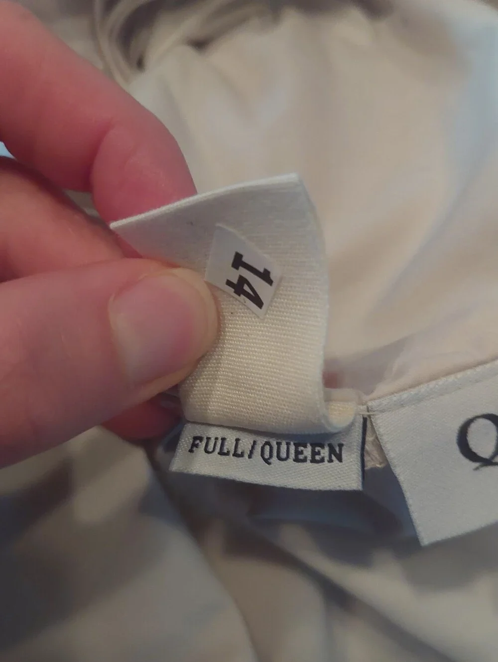 NWT! Quince 100% Organic Cotton Percale Sand Duvet & Shams! Full/ Queen (911)